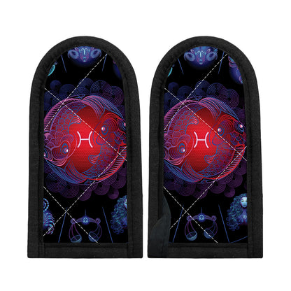 Pisces And Astrological Signs Print Skillet Handle Cover
