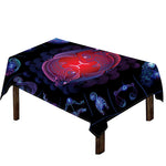 Pisces And Astrological Signs Print Tablecloth