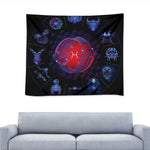 Pisces And Astrological Signs Print Tapestry