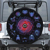 Pisces And Astrological Signs Print Tire Cover With Camera Hole