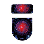 Pisces And Astrological Signs Print Toilet Lid And Tank Cover Set