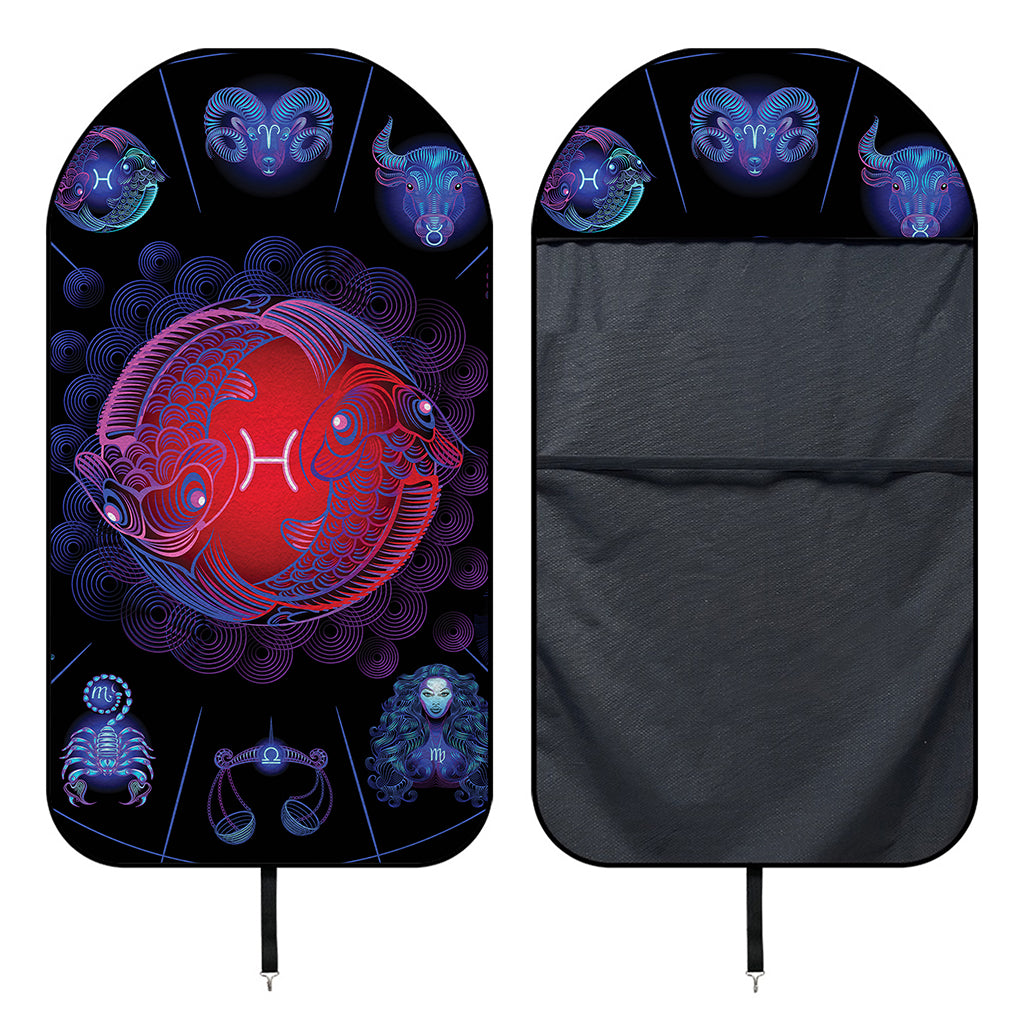 Pisces And Astrological Signs Print Waterproof Car Seat Cover