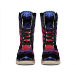 Pisces And Astrological Signs Print Winter Boots