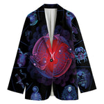 Pisces And Astrological Signs Print Women's Blazer