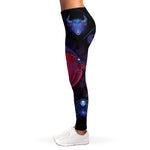 Pisces And Astrological Signs Print Women's Leggings