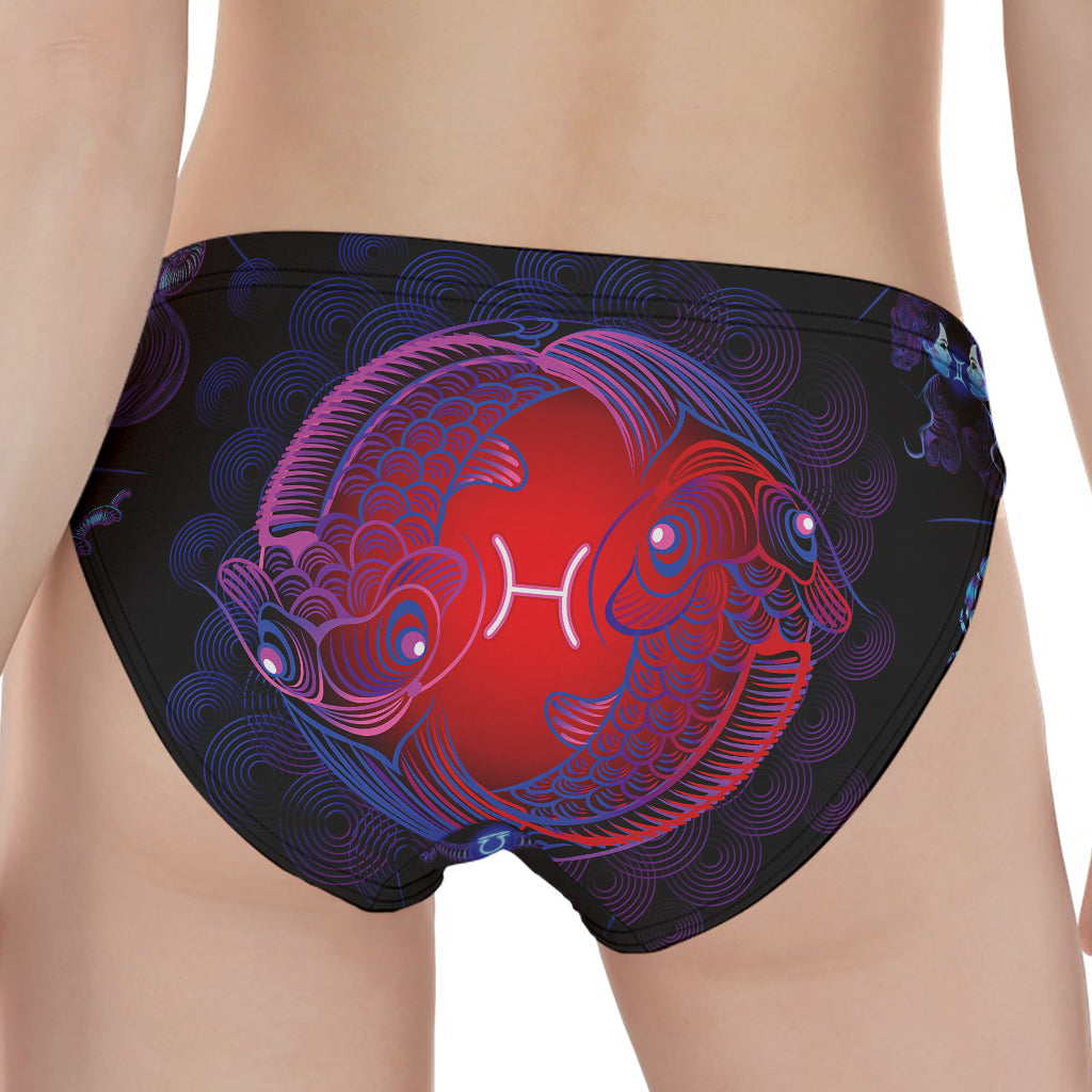 Pisces And Astrological Signs Print Women's Panties