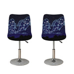 Pisces Constellation Print Bar Stool Covers