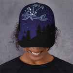 Pisces Constellation Print Baseball Cap