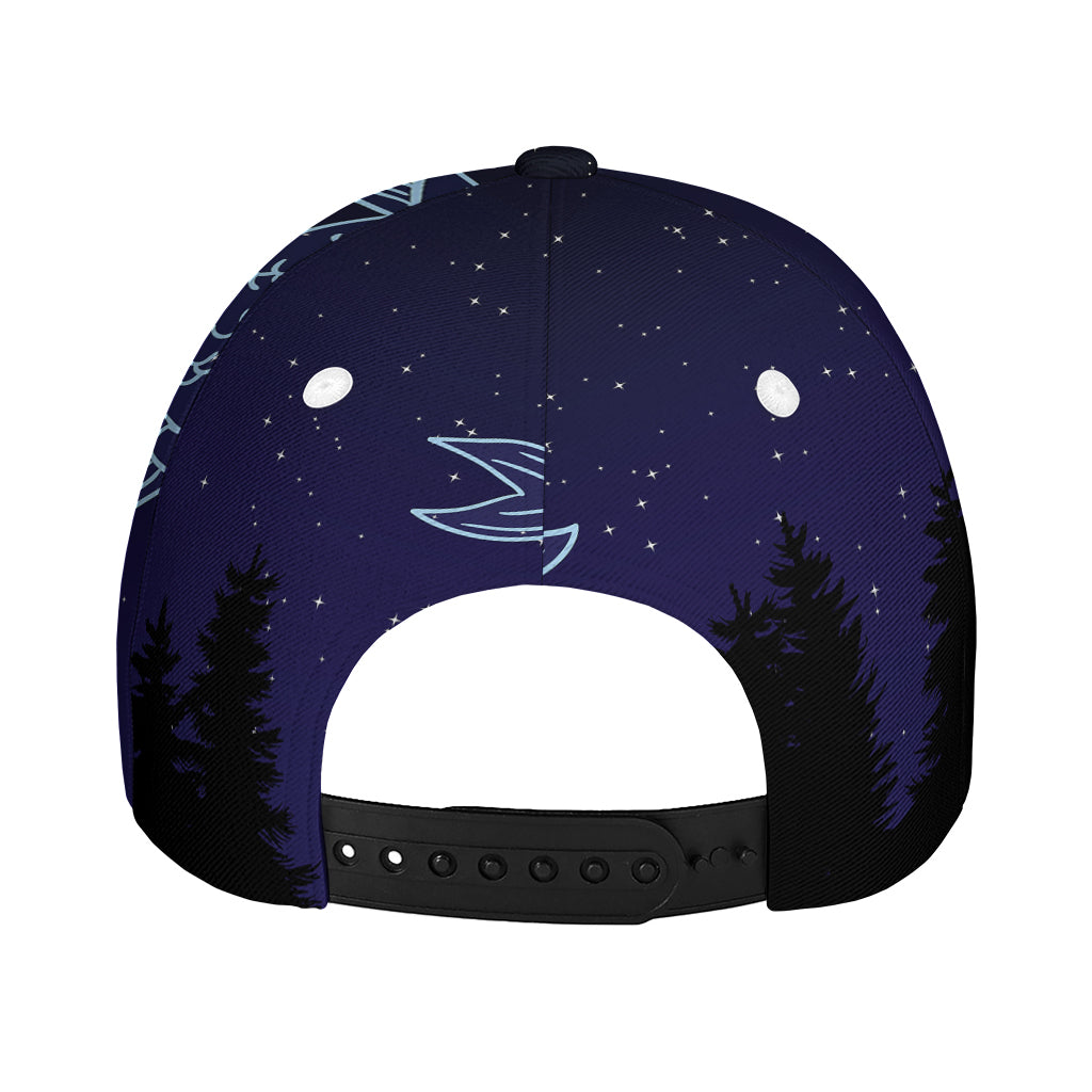 Pisces Constellation Print Baseball Cap