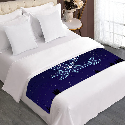 Pisces Constellation Print Bed Runner