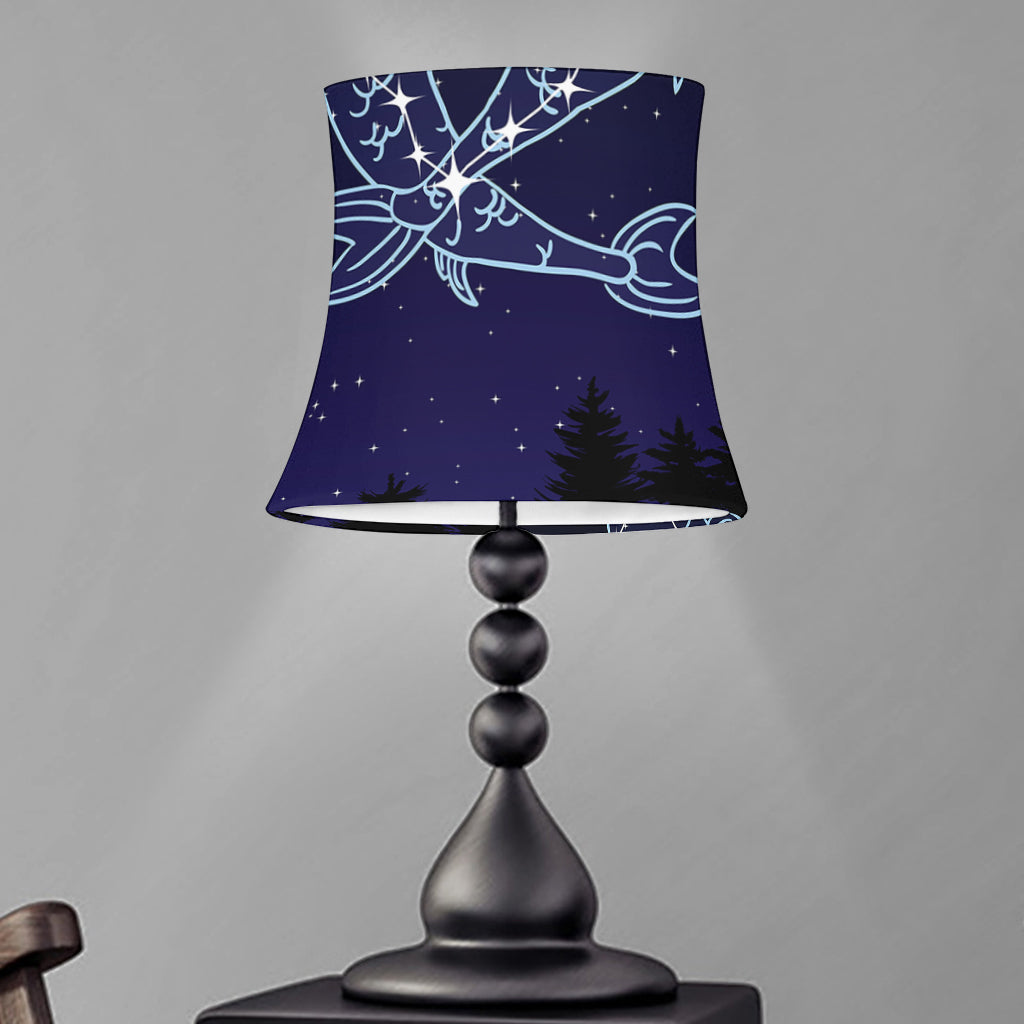 Pisces Constellation Print Bell Lamp Shade