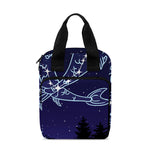 Pisces Constellation Print Bible Tote Bag