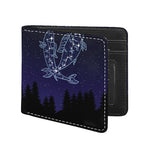 Pisces Constellation Print Bifold Wallet