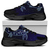 Pisces Constellation Print Black Chunky Shoes