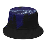 Pisces Constellation Print Bucket Hat