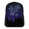 Pisces Constellation Print Casual Backpack