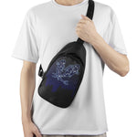 Pisces Constellation Print Chest Bag