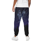 Pisces Constellation Print Cotton Pants