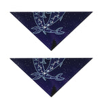 Pisces Constellation Print Dog Bandana