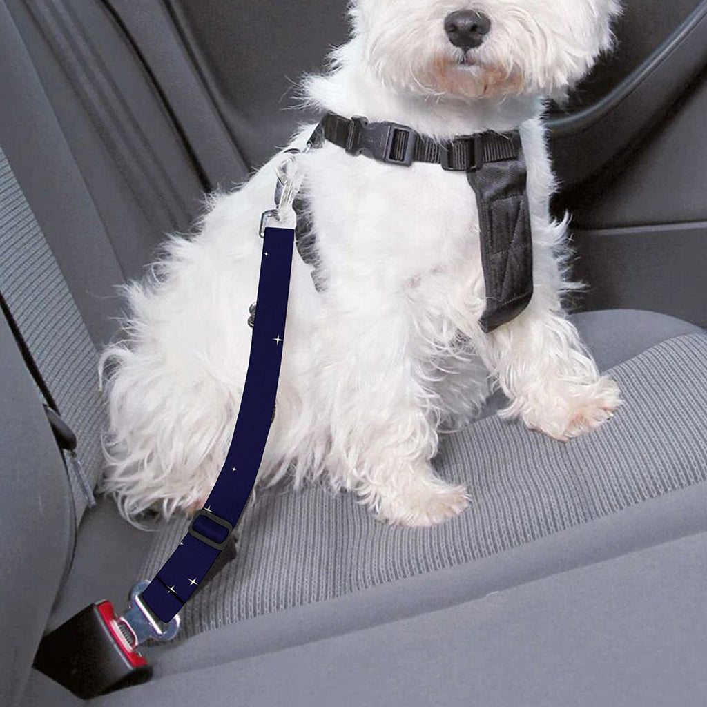 Pisces Constellation Print Dog Seat Belt