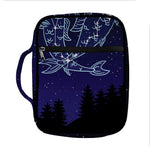 Pisces Constellation Print Front Pocket Bible Bag