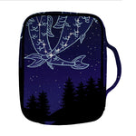 Pisces Constellation Print Front Pocket Bible Bag