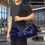 Pisces Constellation Print Gym Bag