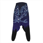 Pisces Constellation Print Hammer Pants
