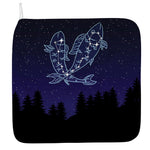 Pisces Constellation Print Hand Towel