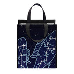 Pisces Constellation Print Insulated Lunch Tote