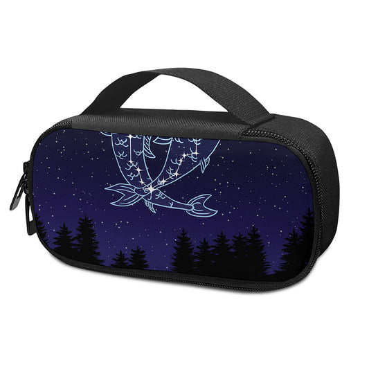 Pisces Constellation Print Insulin Cooler Travel Case