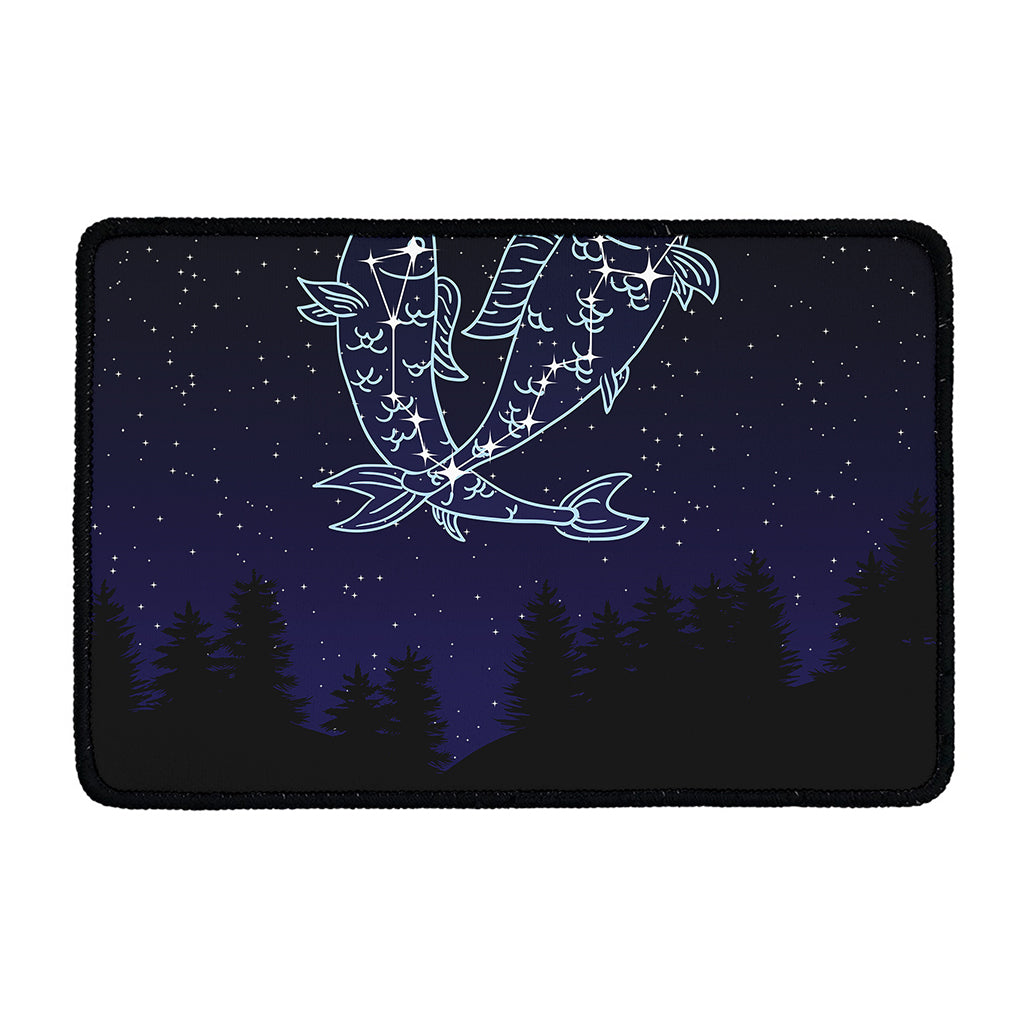 Pisces Constellation Print Kitchen Mat