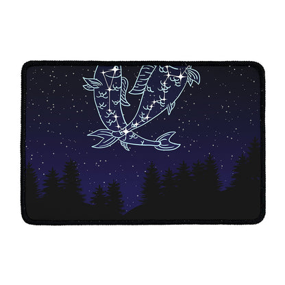 Pisces Constellation Print Kitchen Mat
