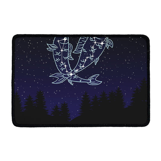 Pisces Constellation Print Kitchen Mat