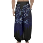 Pisces Constellation Print Lantern Pants