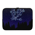 Pisces Constellation Print Laptop Sleeve