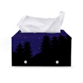 Pisces Constellation Print Leather Tissue Box Cover