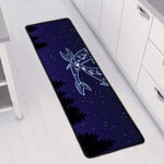 Pisces Constellation Print Long Kitchen Mat