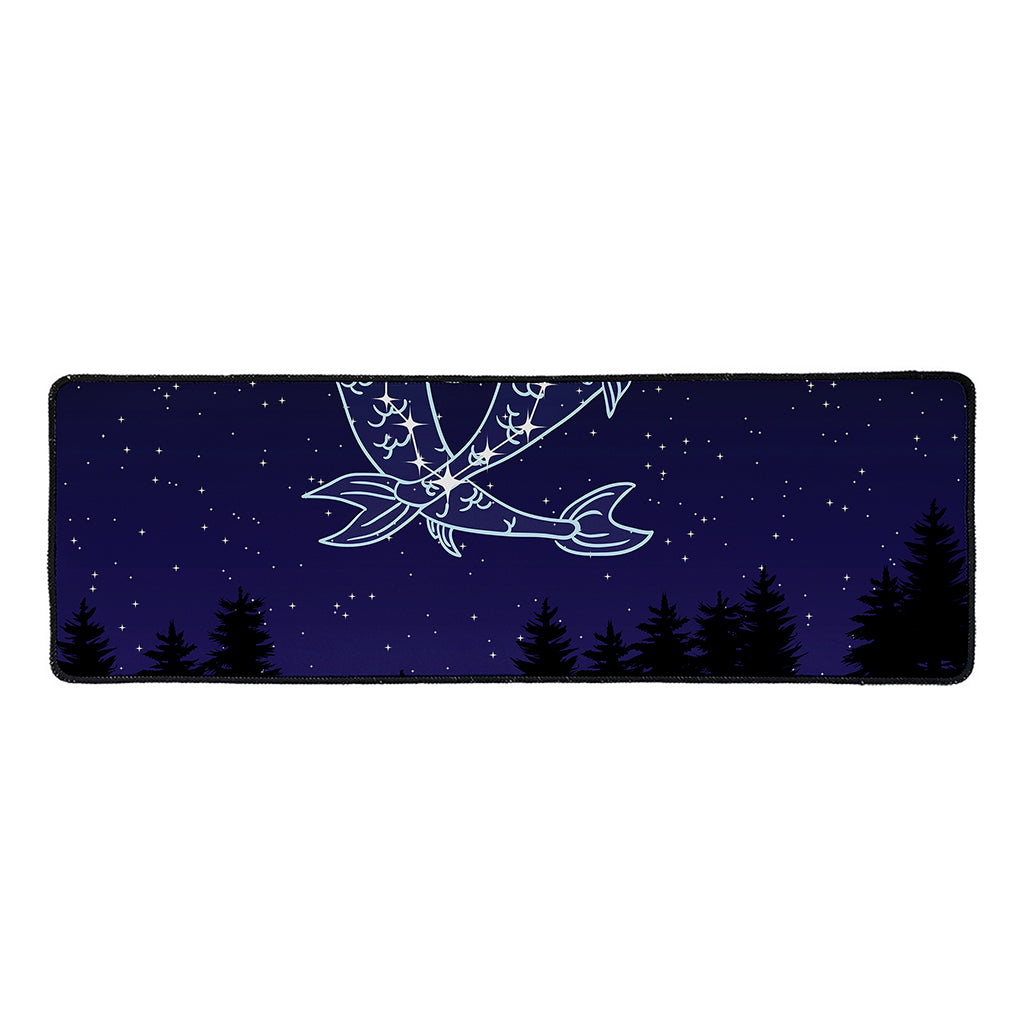 Pisces Constellation Print Long Kitchen Mat