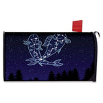 Pisces Constellation Print Mailbox Cover