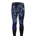 Pisces Constellation Print Men's leggings