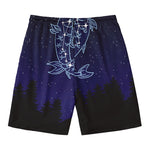 Pisces Constellation Print Men's Swim Trunks