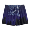 Pisces Constellation Print Mesh Shorts