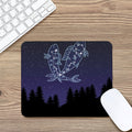 Pisces Constellation Print Mouse Pad