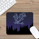 Pisces Constellation Print Mouse Pad
