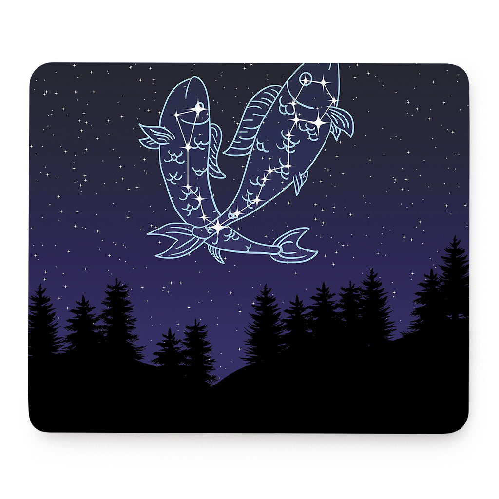 Pisces Constellation Print Mouse Pad