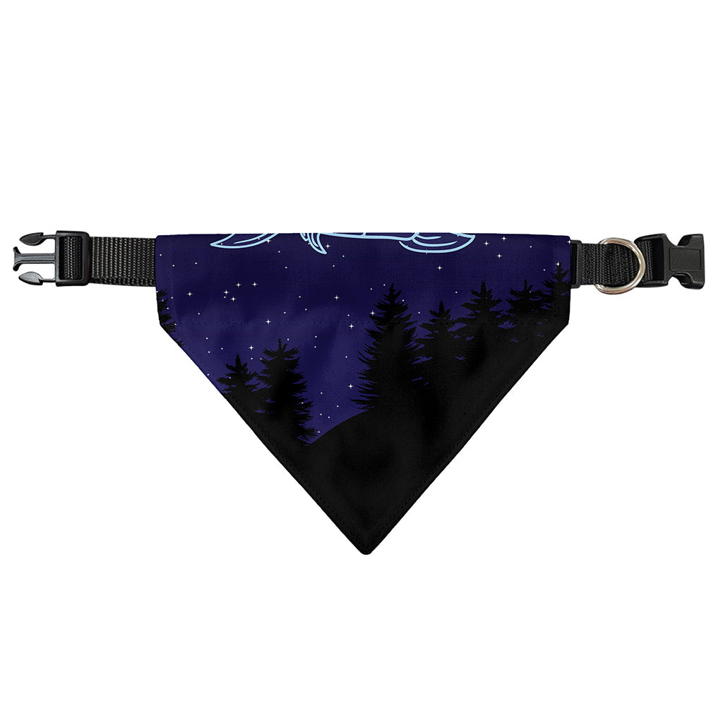 Pisces Constellation Print Over The Collar Dog Bandana