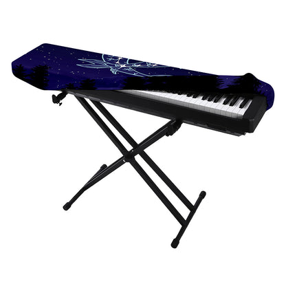 Pisces Constellation Print Piano Keyboard Cover