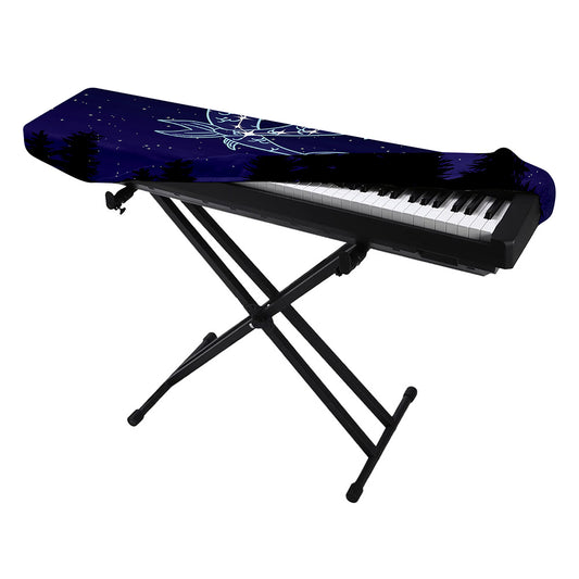 Pisces Constellation Print Piano Keyboard Cover