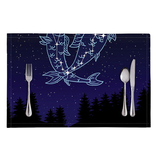 Pisces Constellation Print Placemat